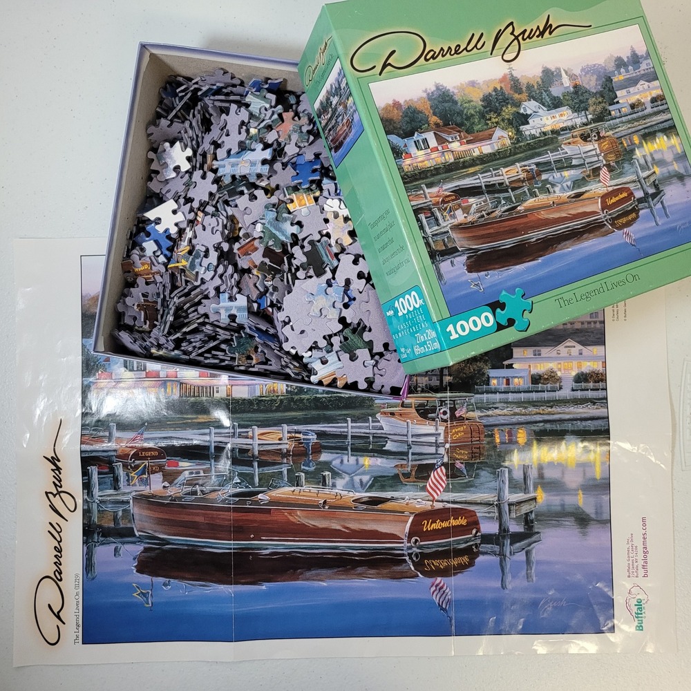 Buffalo Games Darrell Bush The Legend Lives On 1000 Piece Jigsaw Puzzle Michigan